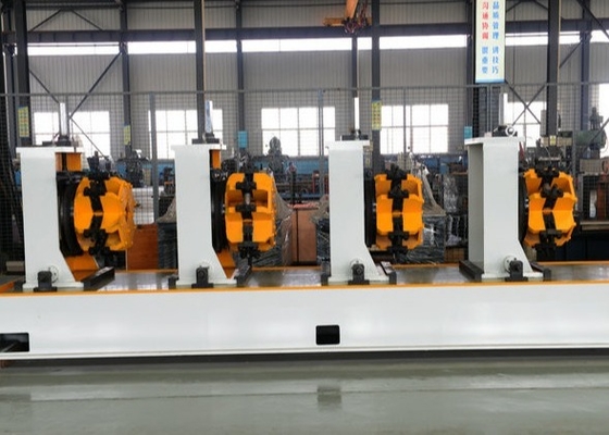 Linha de produção soldada quadrado manual da tubulação do CE max 150x150MM ou automático