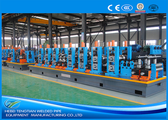 Linha de produção azul grande tamanho da tubulação HG114 de aço 100m do aço carbono/velocidade mínima do moinho
