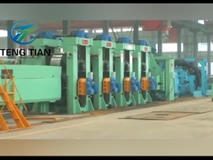 Molino de tubos de precisão de forma redonda Soldadura por serra a frio Espesor de 4,0 mm Certificação CE