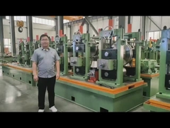 Máquina de moldagem de tubos soldados de alta frequência Velocidade de formação 30m/min Diâmetro 273mm