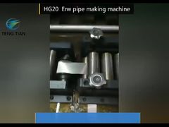 Linha de produção de tubos de aço soldados de alta frequência de 200 kW 20-90m/min
