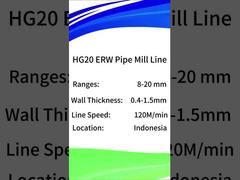 Tubo de Aço Soldado por Alta Frequência com Sistema de Arrefecimento a Água