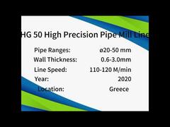 Máquina de Tubos ERW 165mm Máx. 60m/min para fabricação de tubos