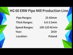 Tubo soldado de alta frequência de aço carbono