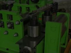 Watch: 0.8-3.0mm ERW Pipe Mill Line with Turbine Worm Adjustment Showcase