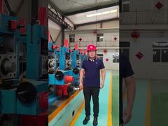 Linha de produção da tubulação do moinho de tubo do aço carbono de ERW que faz a máquina