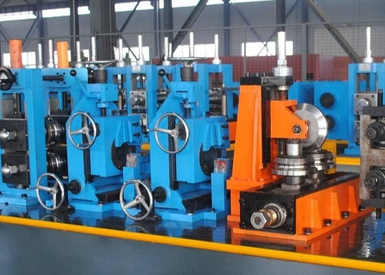 Hectograma moinho de tubulação soldado de aço de uma elevada precisão azul de 76 milímetros que faz a máquina do moinho de tubo da máquina