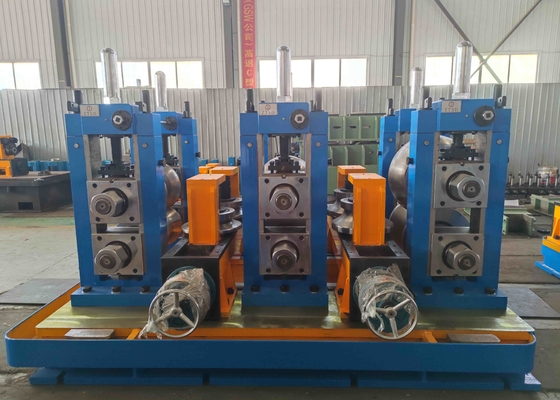 Máquina de moldagem de tubos de aço carbono de velocidade rápida 60 mm Máquina de moldagem de tubos redondos