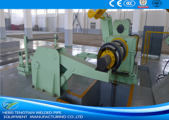 O PLC controla a cor verde galvanizada do projeto customizável de aço da máquina de corte