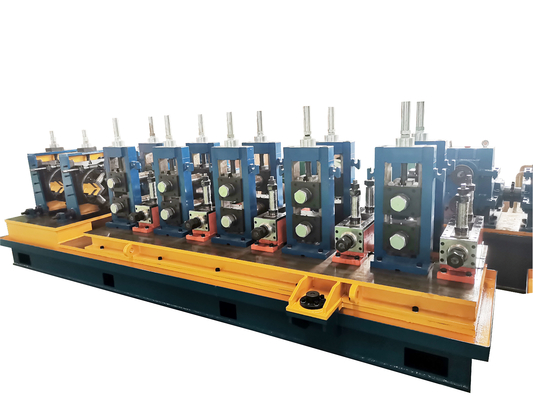 Máquina de fabricação de tubos de aço hidrostático 500KW HF solda por indução