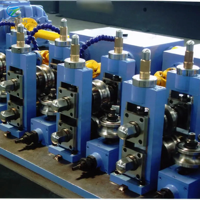 Máquina de fabricação de tubos de aço metálico HG50 com descolador de cone único