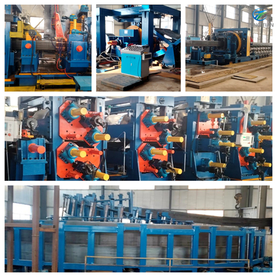 Máquina de moagem de tubos metálicos Cor azul