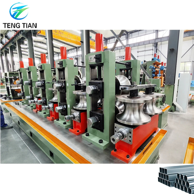 Distância de corte de comprimento 6-12m Tubos de aço inoxidável moinho de rolamento 300Kw Potência