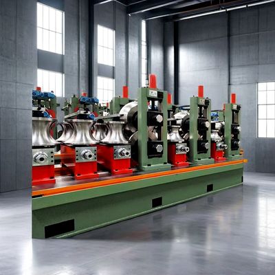 Tubo de solda de alta frequência totalmente automático, fábrica de tubos de aço carbono de 219 mm