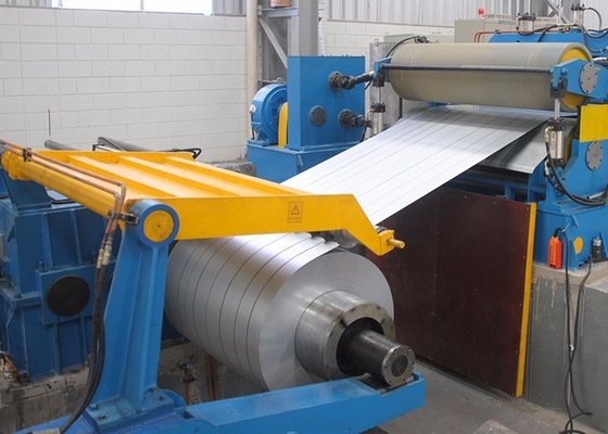 1600 mm Composto de Uncoiler Feeder Slitter e Recoiler máquina de corte de aço
