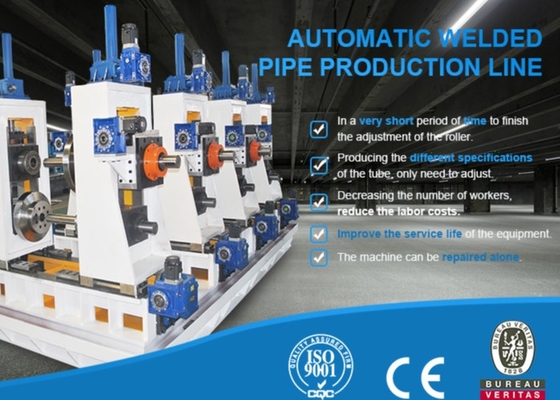 Plc controle CNC alta precisão produzir máquina de tubos automático tubo moinho