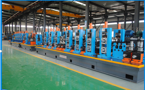 Máquina para fabricar tubos ERW de aço carbono azul com espessura de 4 mm 70 M/min