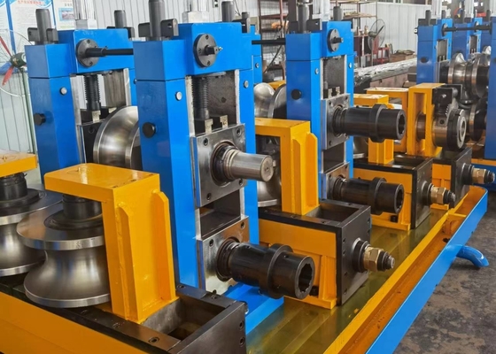 Máquina para fabricar tubos ERW de aço carbono azul com espessura de 4 mm 70 M/min