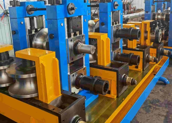 Fabricação de tubos de alta freqüência com soldagem Largura da tira 150 a 440 mm Fabricação de tubos de alta freqüência com soldagem Certificação ISO CE