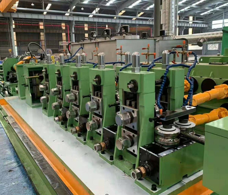 Verde Grande Moinho Automático de Tubos de Alta Frequência Diâmetro 76mm-153mm Hg153