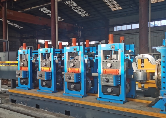Plc 1000kw máquina de fabricação de tubos com longa vida útil linha de produção de tubo de aço