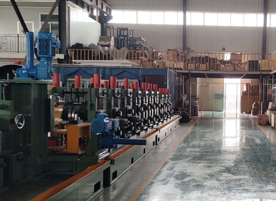 Máquina de fabricação de tubos de aço galvanizados de parede fina 100 M/min