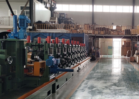 Plc 1000kw máquina de fabricação de tubos com longa vida útil linha de produção de tubo de aço