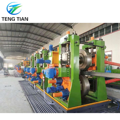Máquina de fabricação de tubos de soldagem de alta frequência para moinho de tubos quadrados de 100x100-200x200