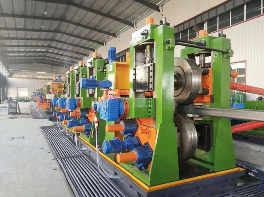 Máquina de fabricação de tubos de soldagem de alta frequência para moinho de tubos quadrados de 100x100-200x200