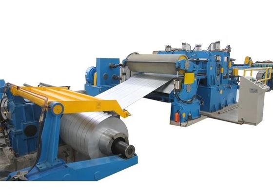 Máquina de corte de aço eficiente para bobina de diâmetro interno 450-550 mm controlada por Plc