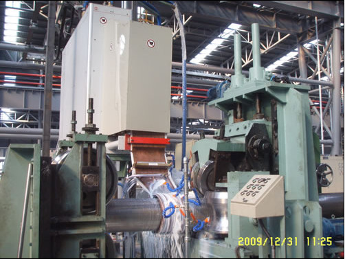 Máquina de fabricação de tubos de 16' API FF Formar, Linel de produção de tubos de aço com operação fácil