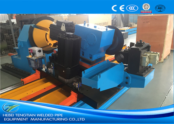 ERW60 máquina de tubos industriais azul cor de alta frequência quadrado tubo de moagem