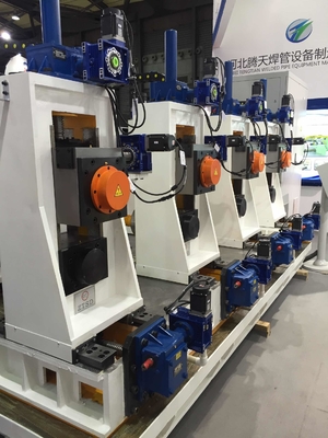 Tubos quadrados estáveis de fabricação de tubos de controle elétrico Quadrado de forma 80m / min Velocidade do moinho
