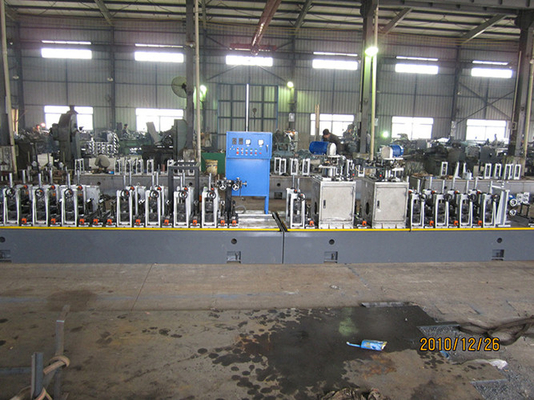 PLC Control ERW Soldadura máquina de fabricação de tubos de aço inoxidável 114mm OD Diâmetro