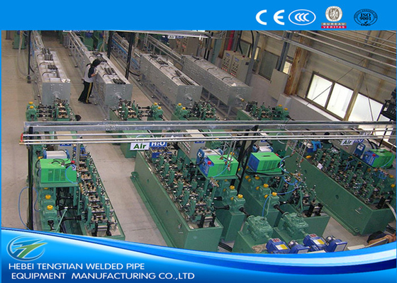 Máquina de fabricação de tubos quadrados de controlo automático por PLC