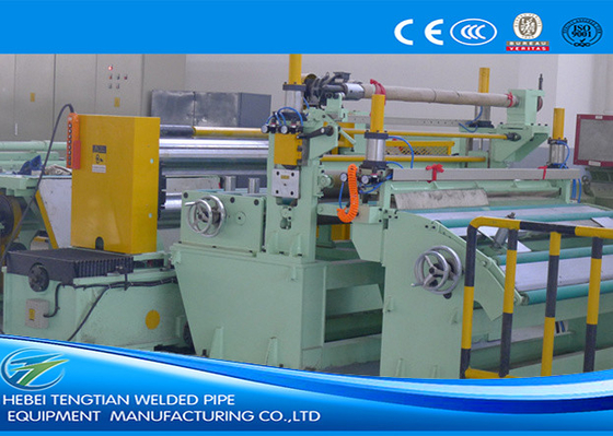 Máquina de corte de aço carbono de tamanho ajustável Soldada Máquina de corte de bobina de 1600 mm