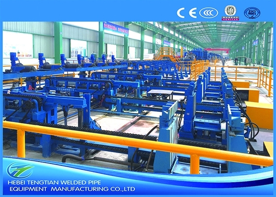 Máquina de fabricação de tubos de aço galvanizado 380V 50HZ embalagem automática
