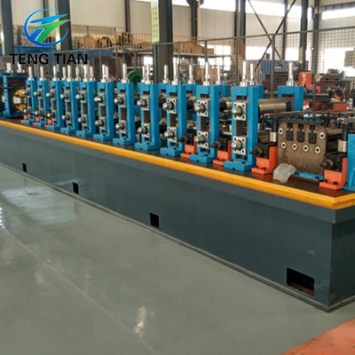 Máquina de tubulação de aço de carbono consistente Sistema de controlo PLC Velocidade de formação 20-100m/min