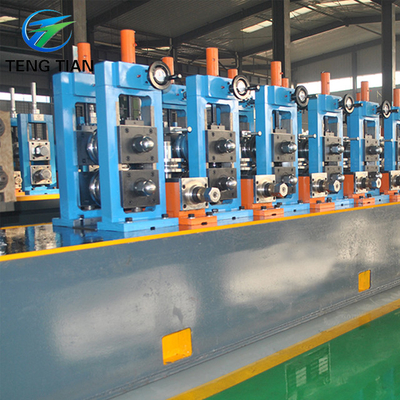 Φ76 Equipamento de tubos soldados de mudança rápida de rolos Precisão da linha de produção