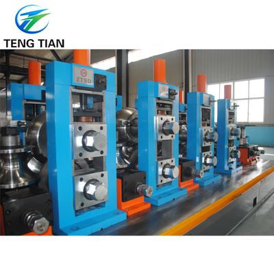 Precision Tube Mill Galvanizado de aço quadrado de tubos de moagem de 3,0 mm espessura controle PLC Função automática