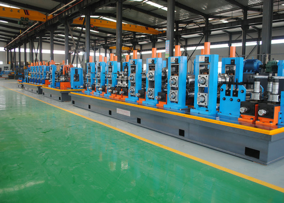 Linha de produção de tubos de aço de costura recta Linha de produção de tubos de aço soldados