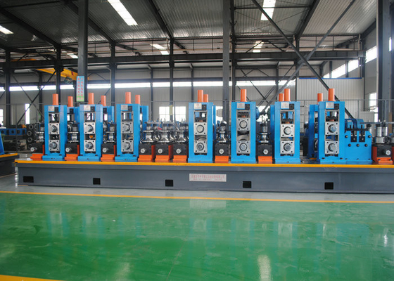 HF ERW, fábrica de tubos de aço carbono, linha de formação de tubos soldados por resistência elétrica
