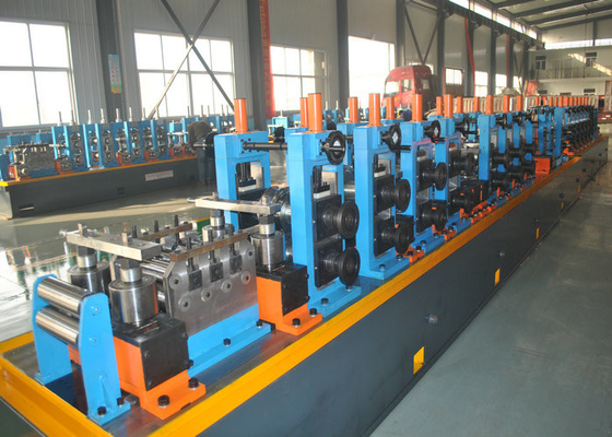 Linha de produção de tubos de aço de costura recta Linha de produção de tubos de aço soldados