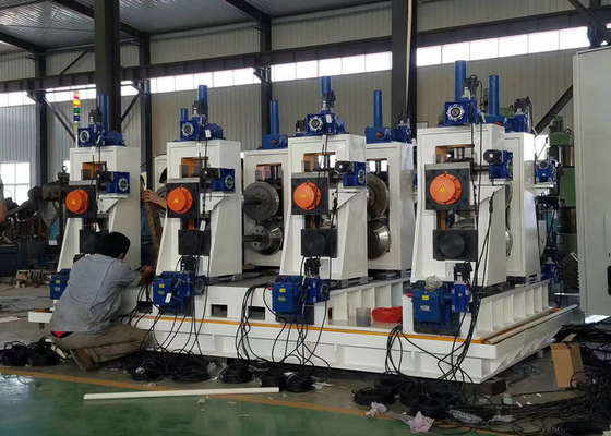 Máquina de fabricação de tubos soldados, manual ou automática