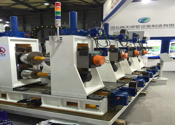 Máquina de fabricação de tubos de ajuste automático servo
