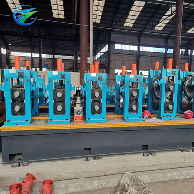 Máquina de moagem de tubos de aço carbono para tubos redondos e quadrados com velocidade máxima de 80 m/min