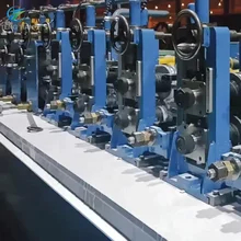 Máquina de moagem de tubos de parede de 6 mm com controle PLC e rolos endurecidos Cr12