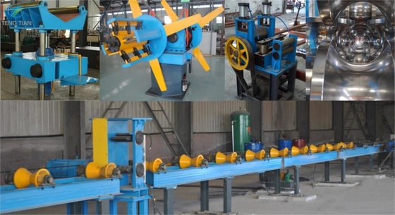 Linha de produção de tubos de aço Máquina de fabricação de tubos Máquina de moagem de tubos