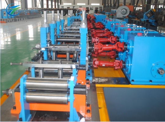 Máquina de fabricação de tubos de aço galvanizado 380V 50HZ embalagem automática