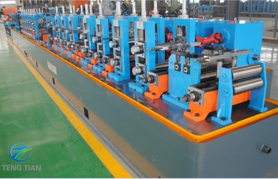 Máquina de fabricação de tubos de aço galvanizado 380V 50HZ embalagem automática